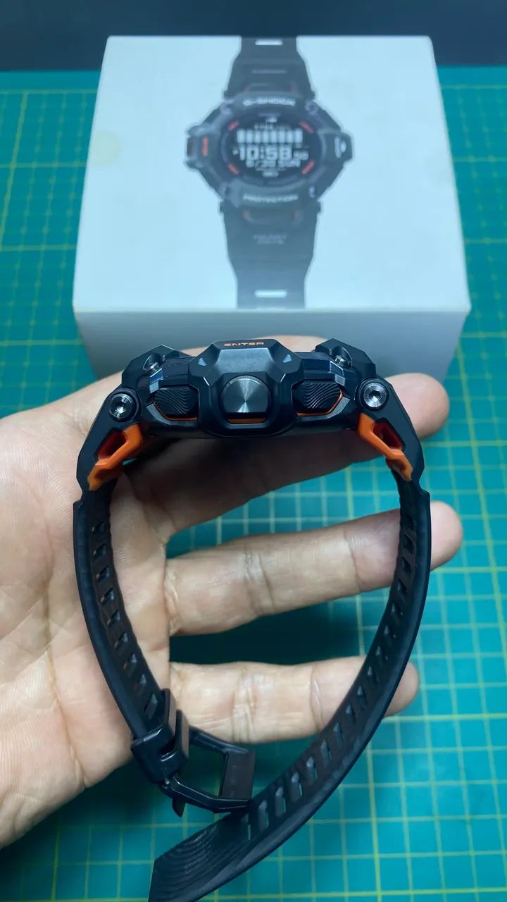 GBD H2000 Casio G Shock Preto e Laranja - Foto 2