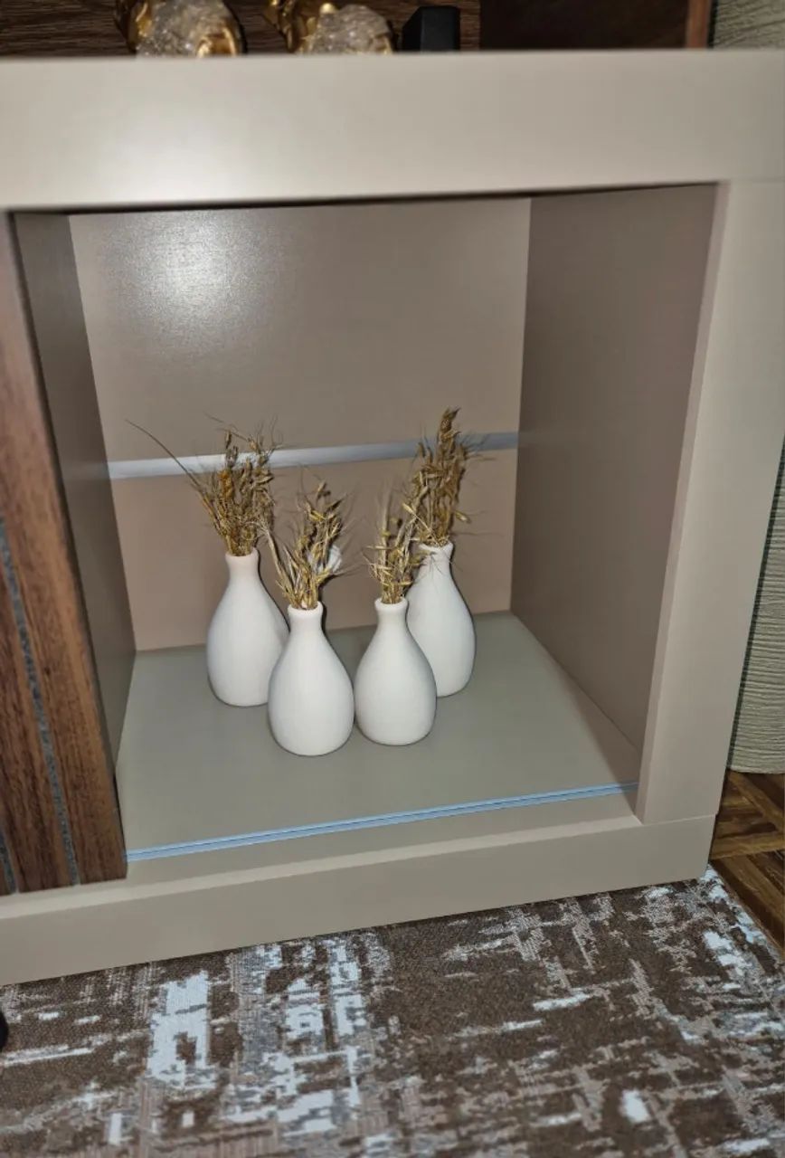 4 vasos em cerâmica nude novos - Foto 2