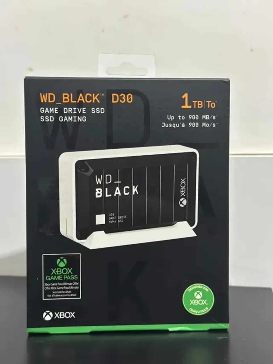 SSD Externo WD_Black D30 1TB (900MB/s)