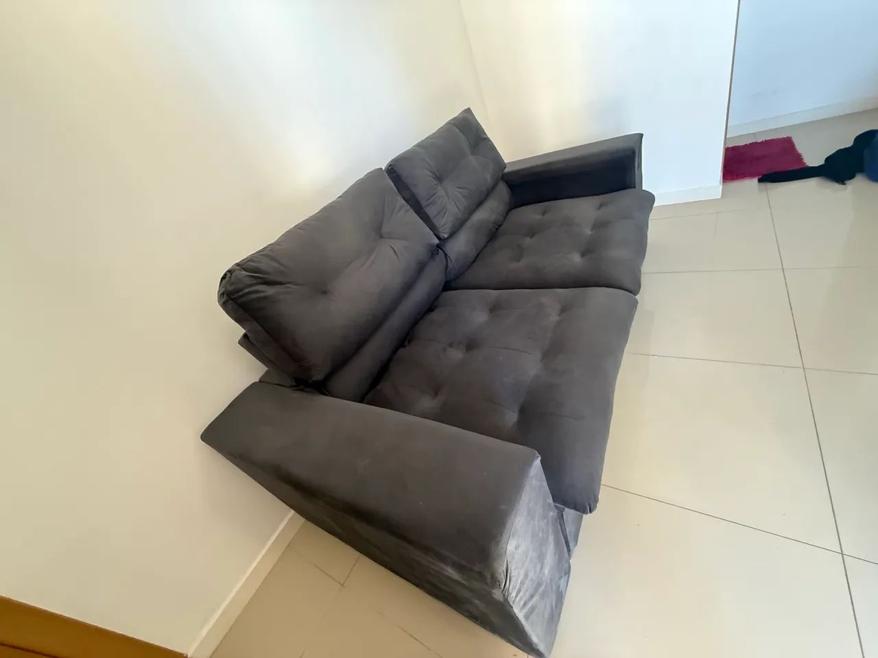 Sofá Retrátil e Reclinável 2 Lugares - Excelente estado - Foto 3