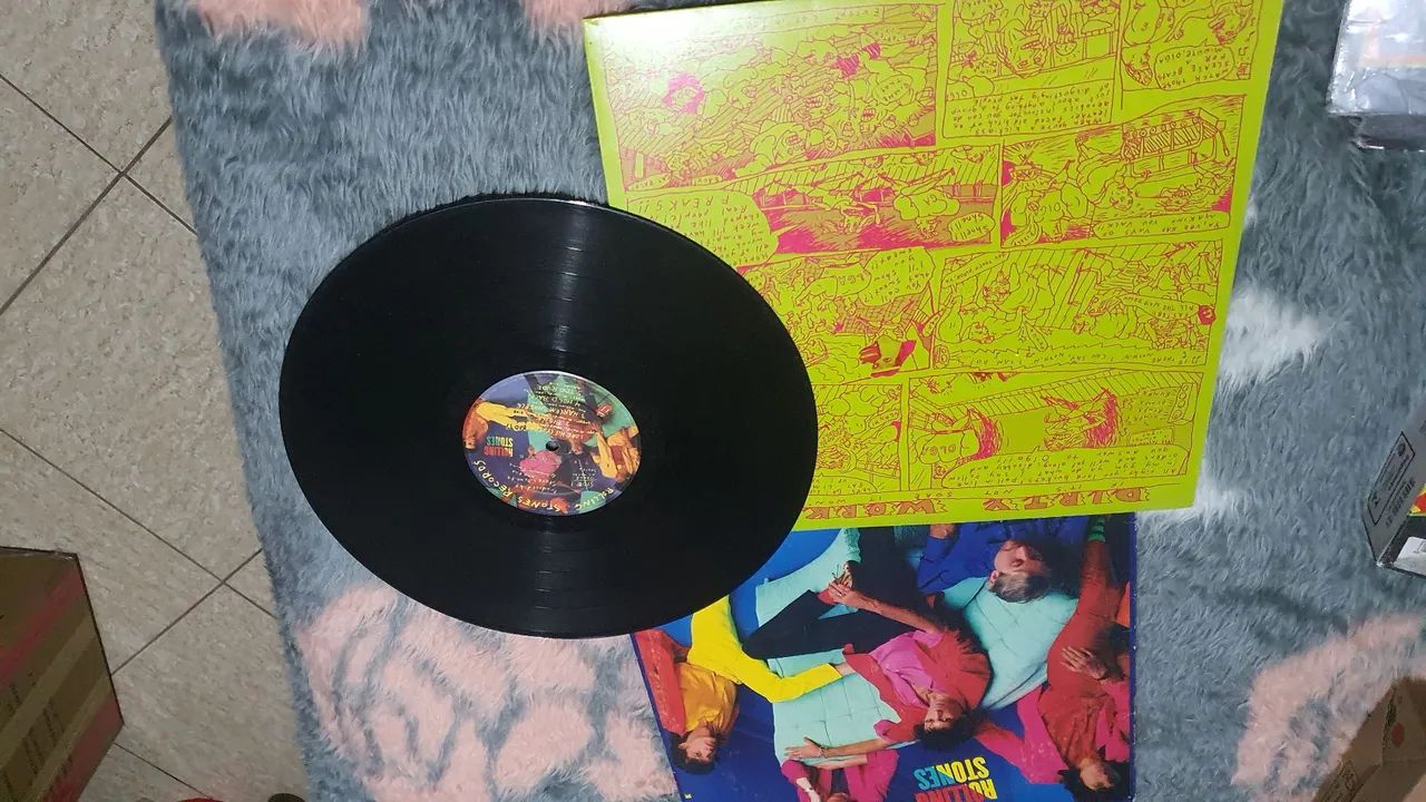  Disco de Vinil Lp Rolling Stones - Dirty Work (com Encarte) 1986