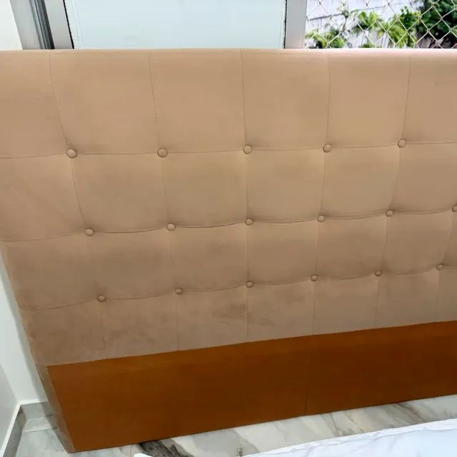 Cabeceira Casal 1,40m Estofada - Oferta Limitada: R$ 350 - Foto 2