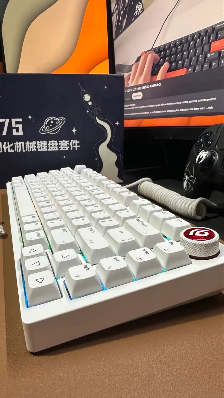 Teclado Mecânico Custom Leobog Hi75 (Alumínio CNC)