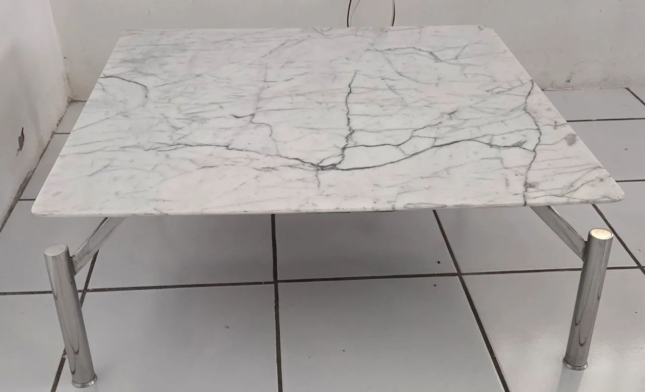 Mesa de centro em Mármore Branco  - Foto 3