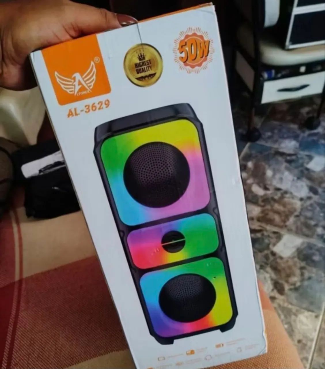 Caixa de Som com Bluetooth Sem Fio - Foto 2