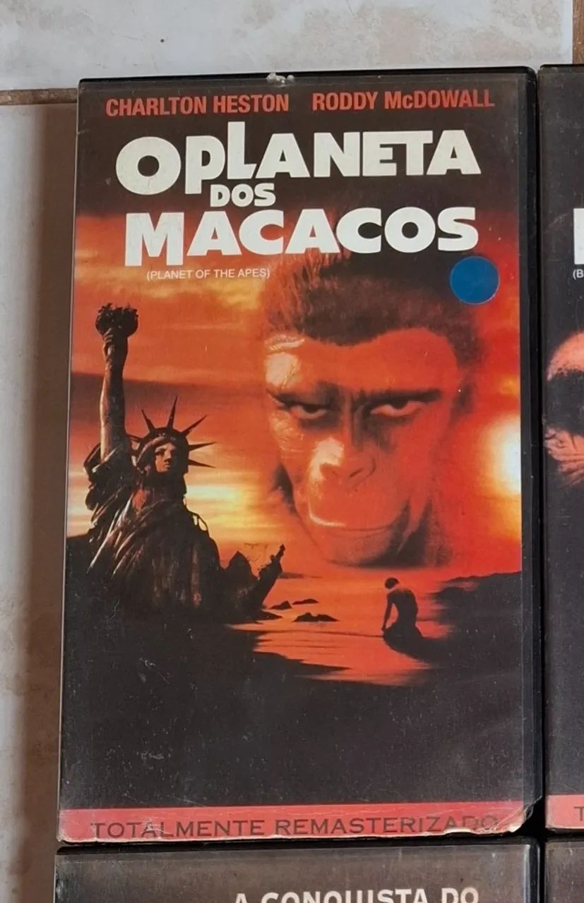 VHS/DVD Planeta dos Macacos - 1968 (Coleção) - Foto 3