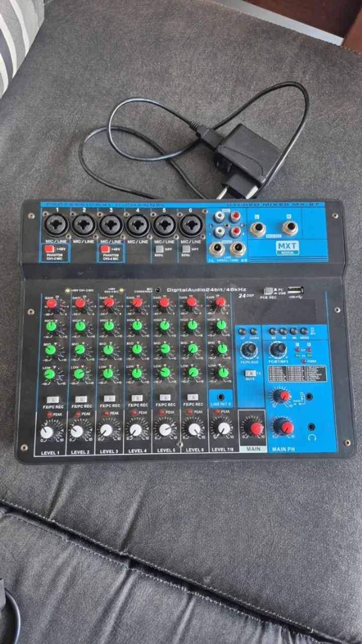ミュートン Mesa de som MX-8T 8 canais - Aparelhos de Som - Vila Ercília, São