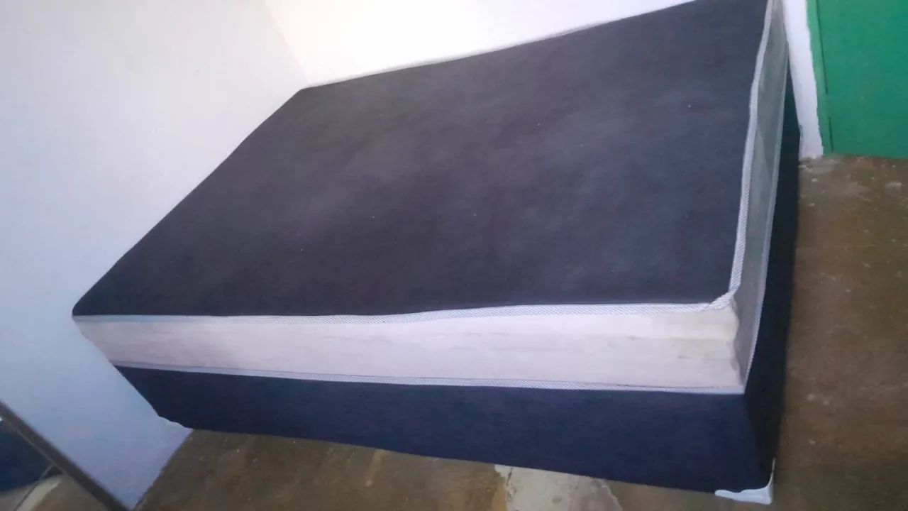 Cama Box de casal espuma semi nova. $370 - Foto 3
