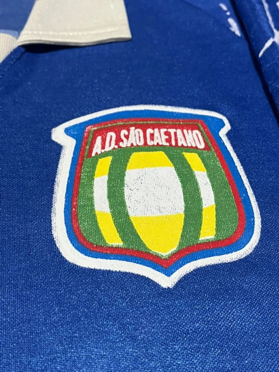 Camisa São Caetano Home 1991/1992 #3 Usada em Jogo - Foto 2