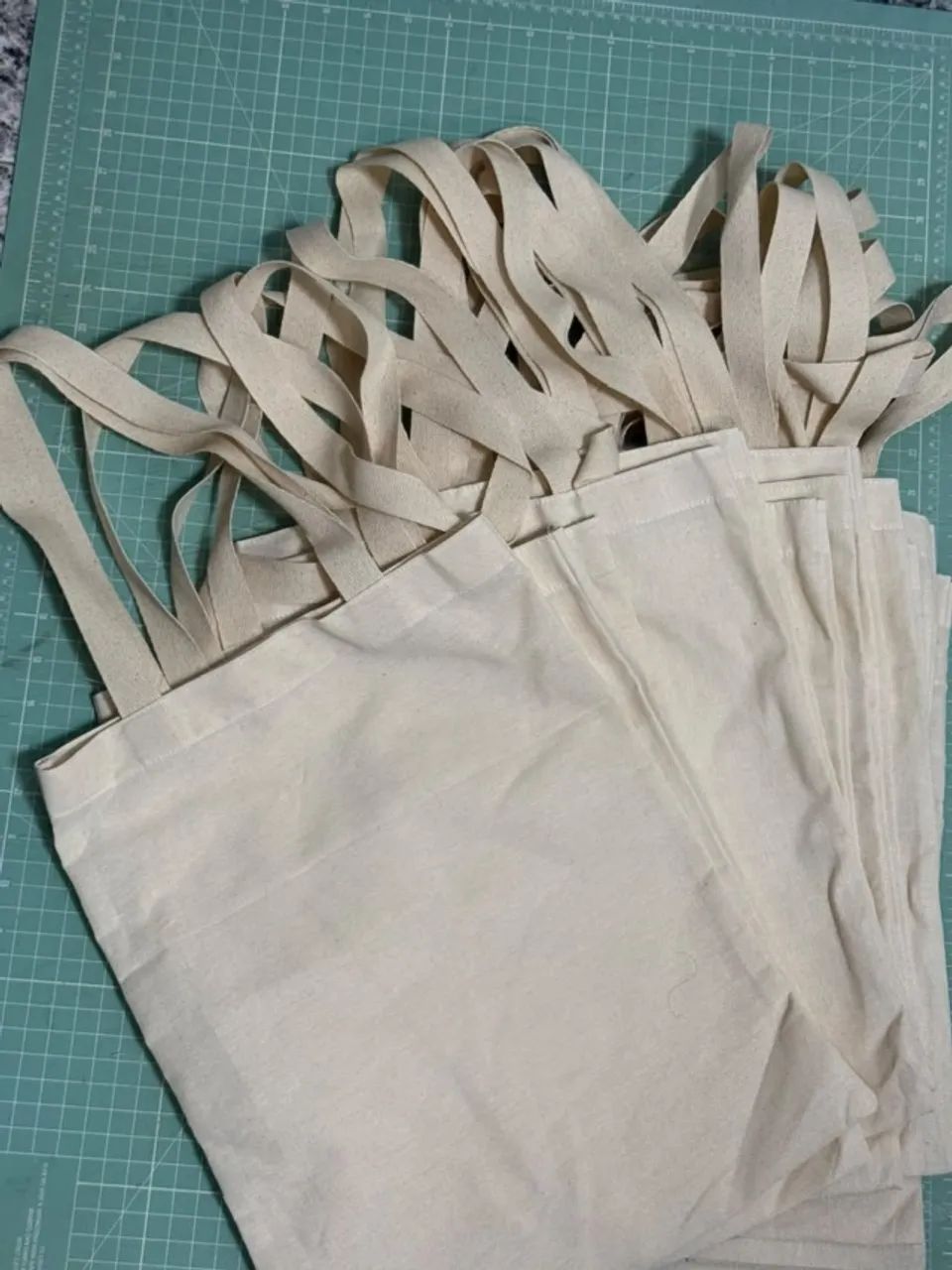 ECOBAGS LISAS ALGODÃO CRU