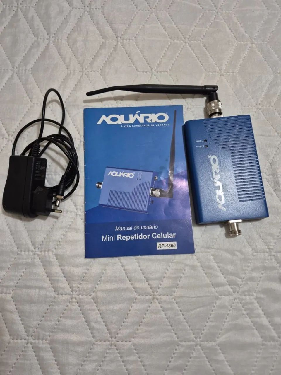 Mini repetidor de celular Aquário 