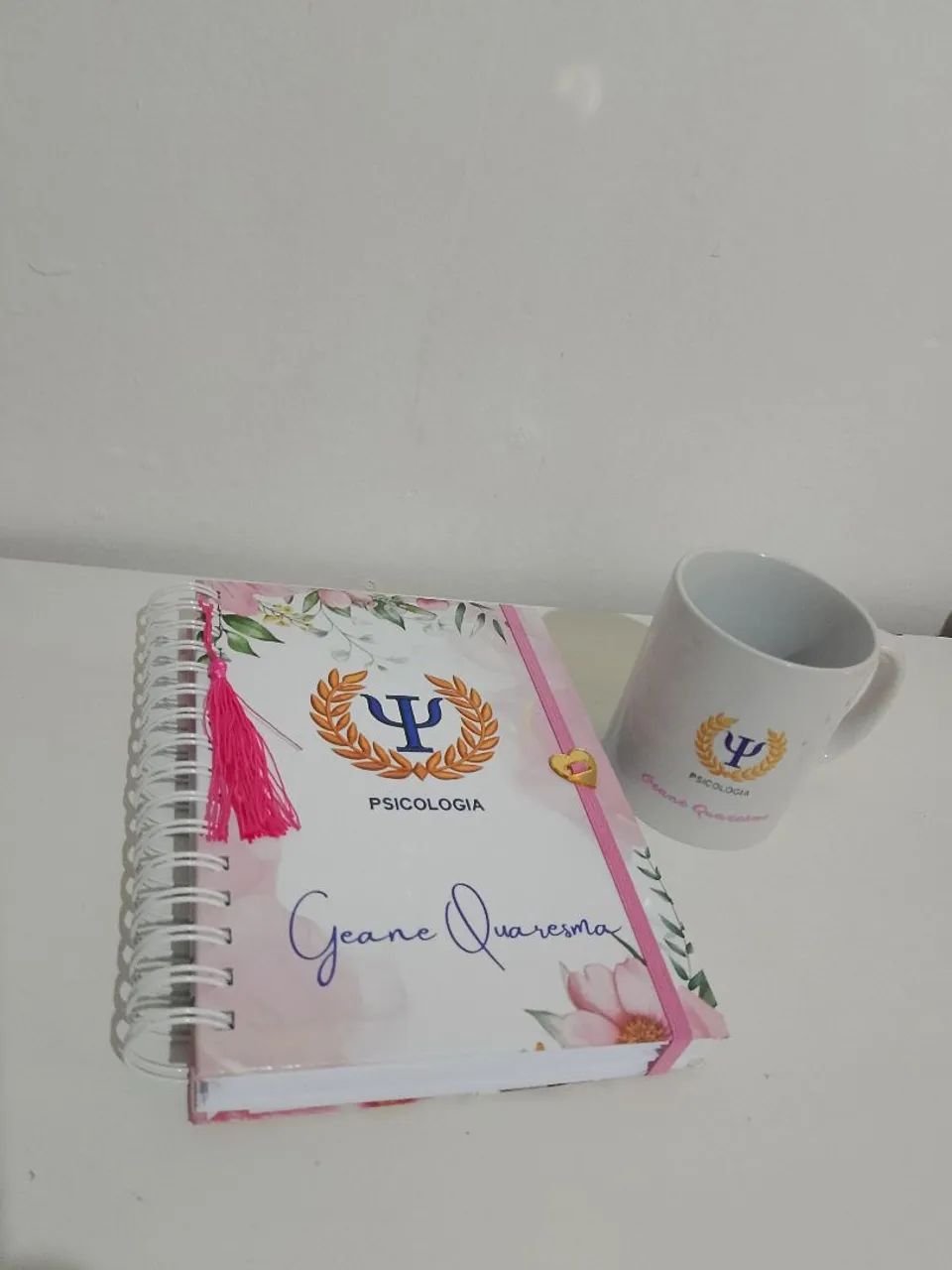 Kit Agenda personalizada+ Caneca