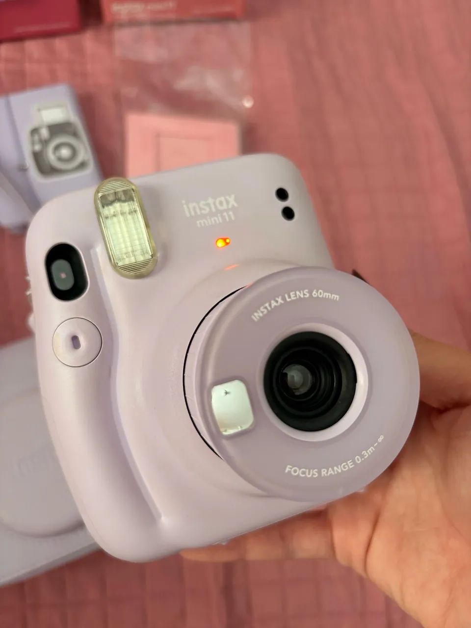 Câmera Instax Mini 11 lilás  - Foto 4