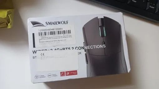 Mouse Tri Mode Paw3311 sem fio Smailwolf RS7 - Novo - Foto 2
