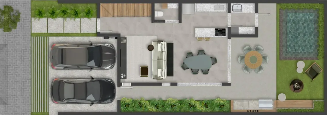 PLANTA 128m²