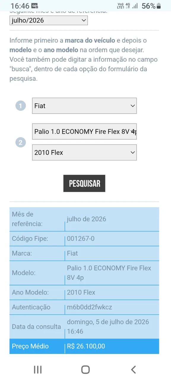 Fiat Palio 2011