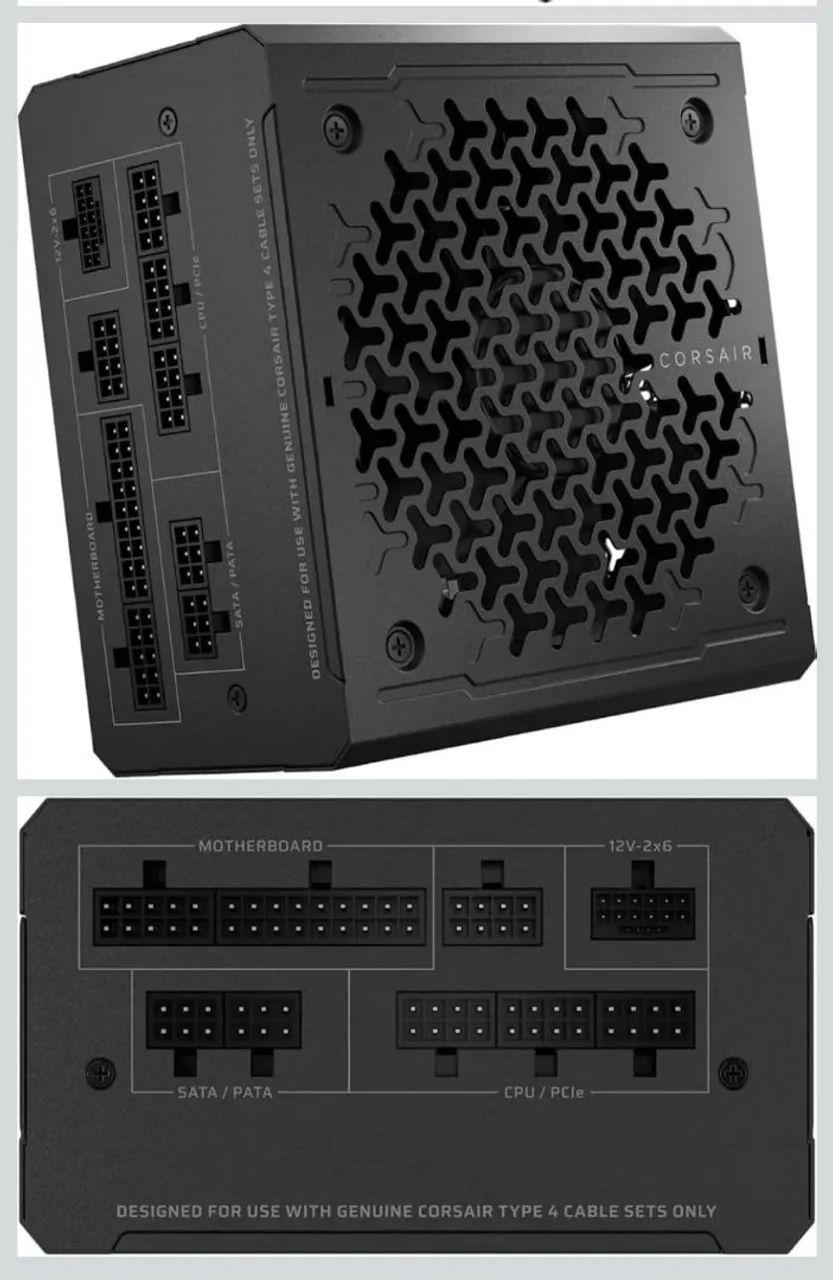 Fonte Corsair Rm1000e 80 plus Gold Modular  - Foto 2