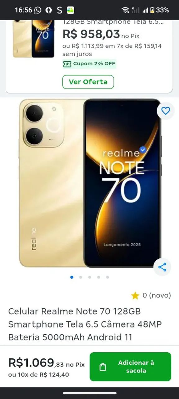 Realme note 70 