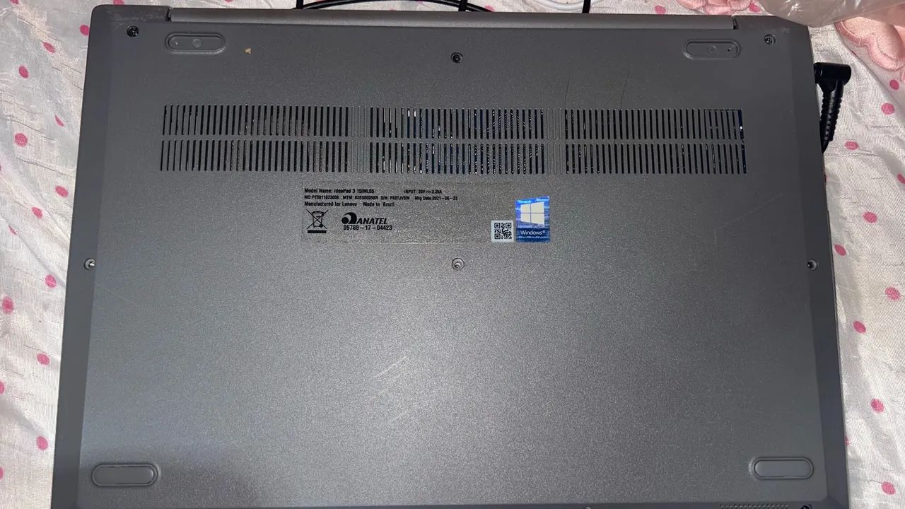 Lenovo Ideapad 3 15 polegadas - Tela com defeito / Para Retirada de Peças - Foto 4