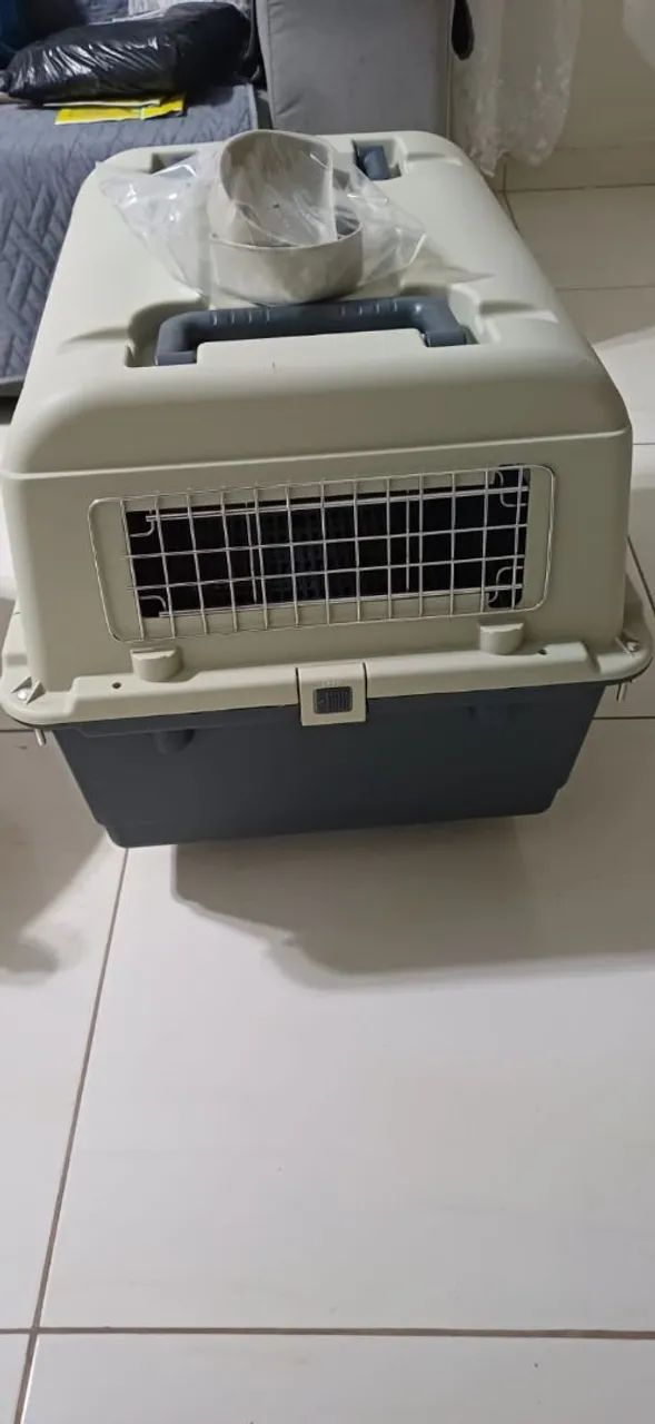 Caixa Transporte Pet Cão Gato Avião Padrão Iata Tamanho 4 N4 - Novinha, nunca usada! - Foto 5