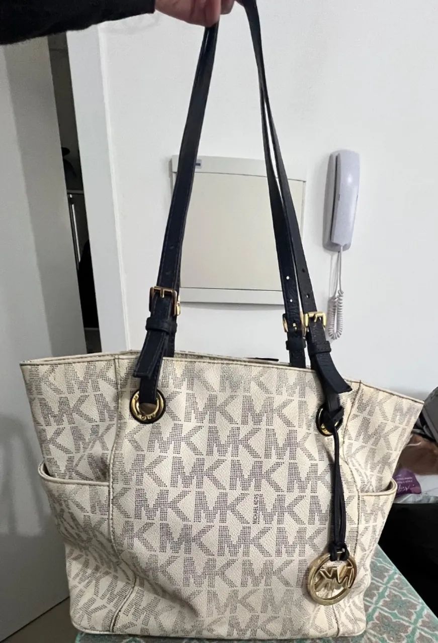Bolsa Michael Kors Jet Set Azul - Foto 2