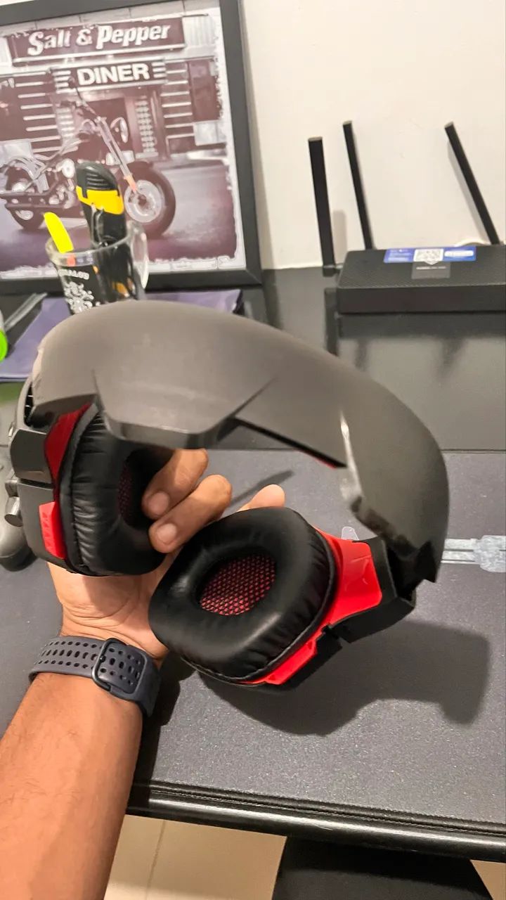 Fone Gamer sem fio  - Foto 5