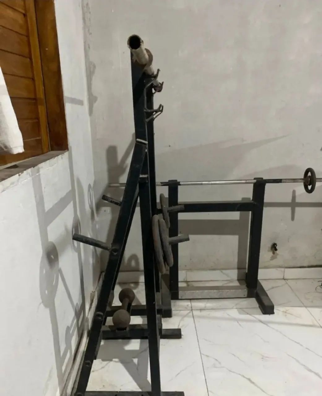 Suporte agachamento e supino 