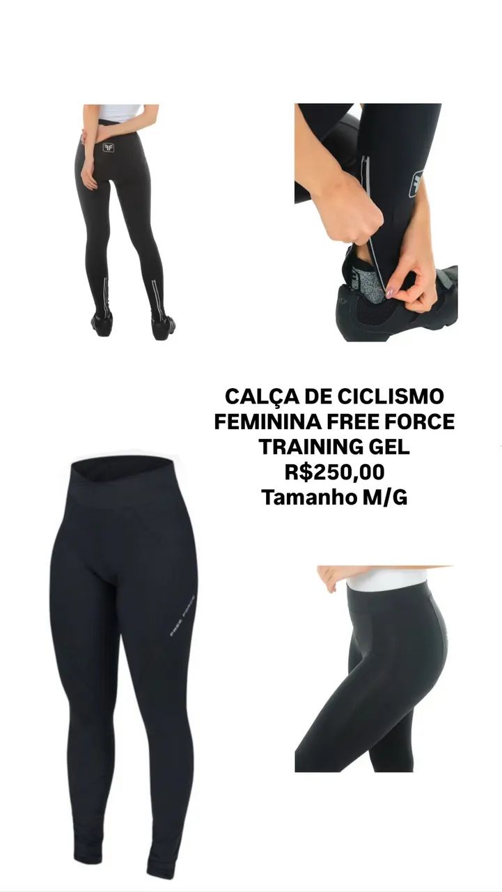 CALÇA DE CICLISMO FEMININA FREE FORCE