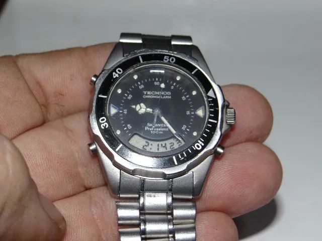 Relogio technos skydiver medio - Foto 4