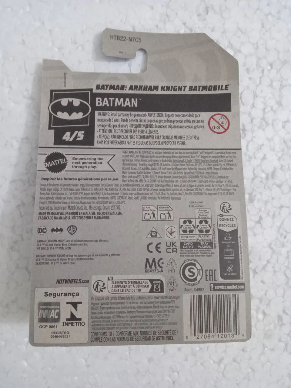 Hotwheels Arkham Knight 4/5 2021 - Foto 2