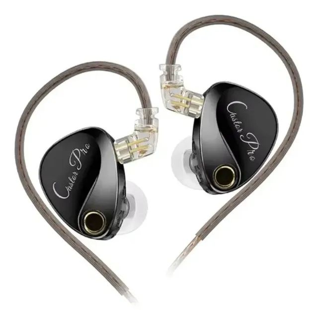 FONE IN IER - KZ CASTOR PRO - Versão Improved Bass SEM MICROFONE