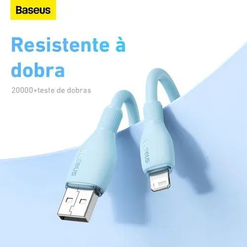 Cabo USB-A para iPhone Baseus - Carga rápida e segura - Foto 4