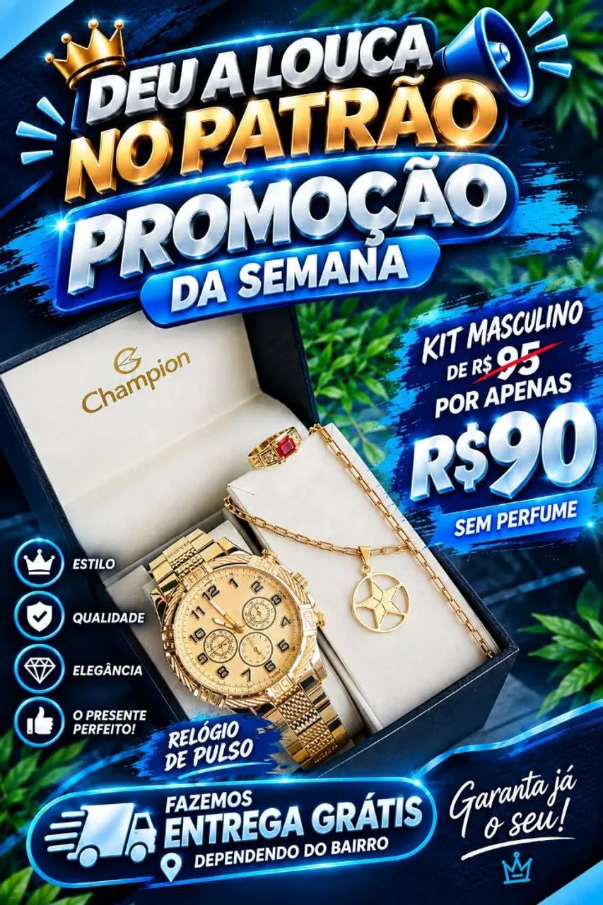 KIT PATRÃO PASSEIO -  R$ 90