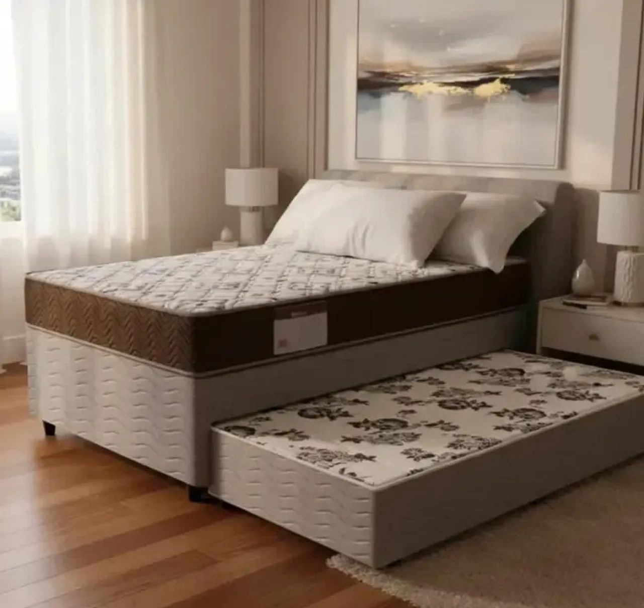Cama box com auxiliar NOVA embalada - Foto 2