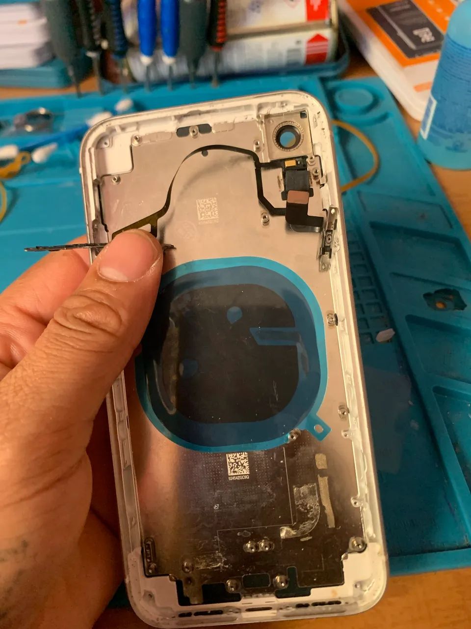 Carcaça iPhone XR original retirada  - Foto 3