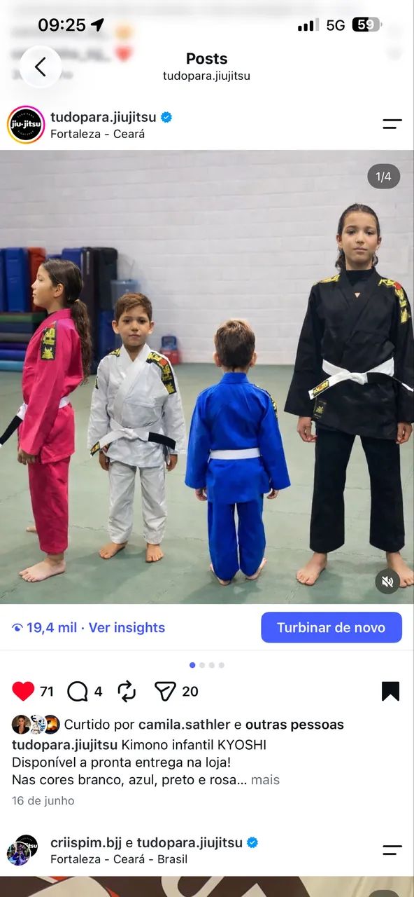 Kimono infantil para jiujitsu  - Foto 2