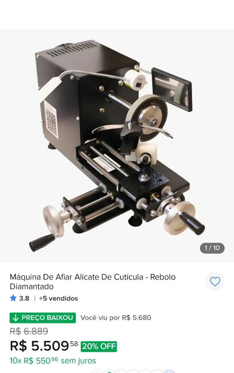 Máquina de afiar alicates de cutícula - Foto 2
