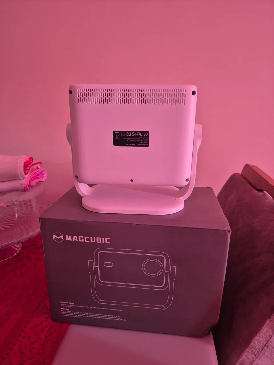 Projetor Magcubic L018 Hd 8k Android 14 Wifi6 Led 650ansi - Foto 4