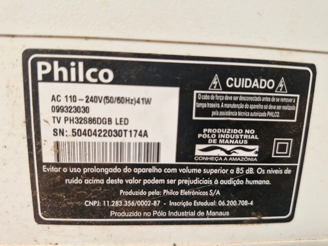 Peças para TV 32" led Philco PH32S86DGB LED - Foto 5