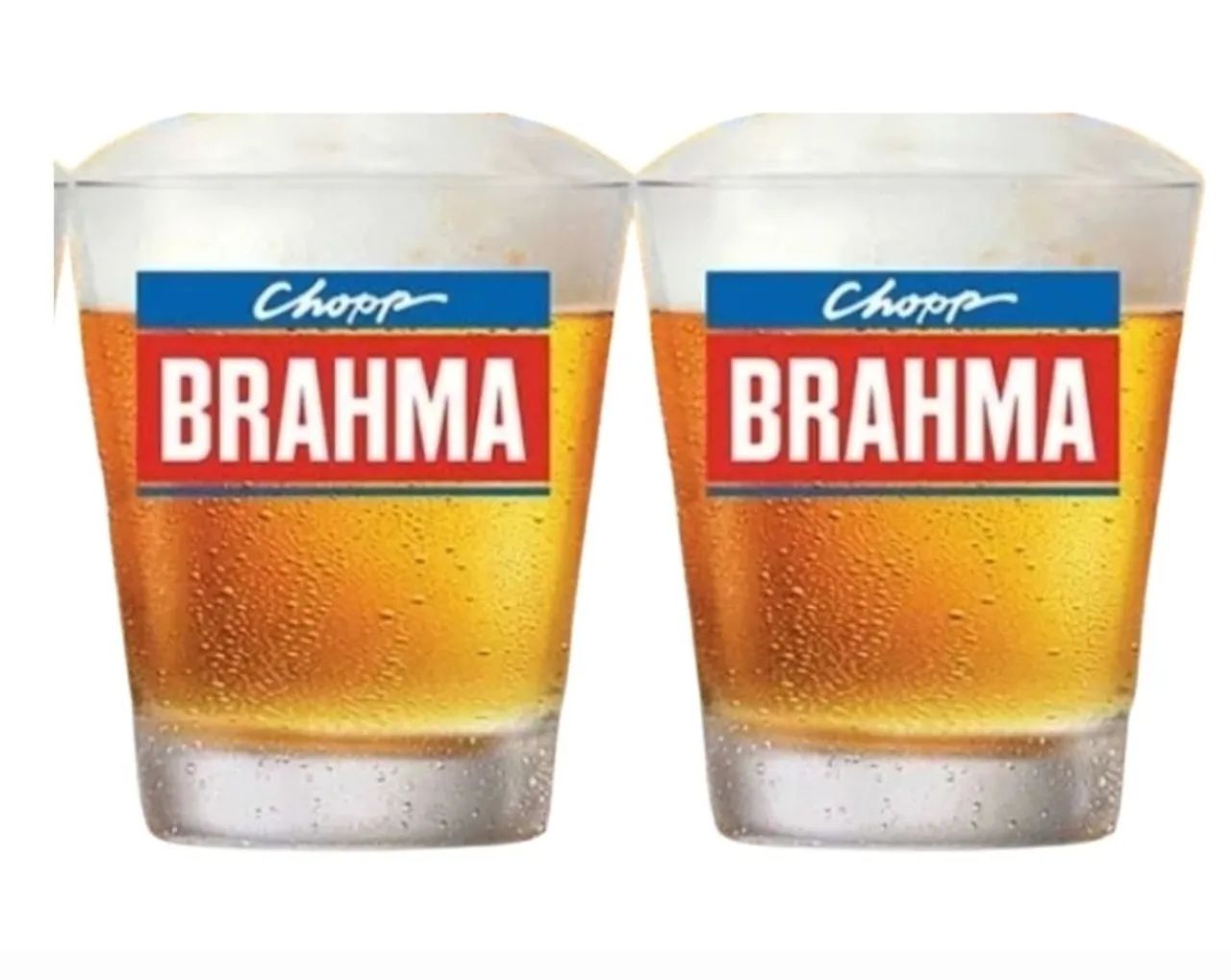 2 copo de serveja Brahma 220ml 