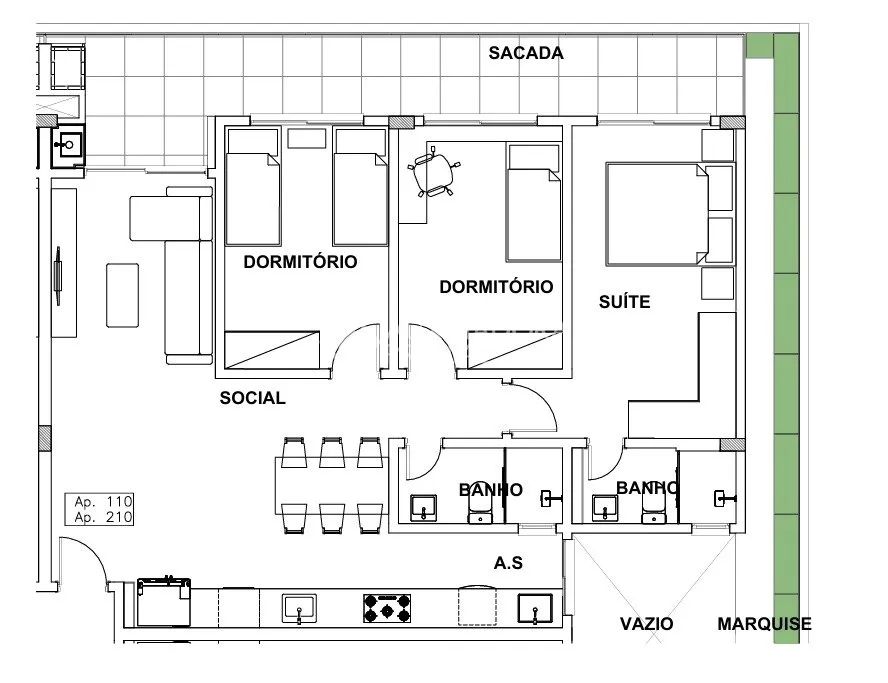 Apartamento com vista mar no Nautic Campeche - Foto 4