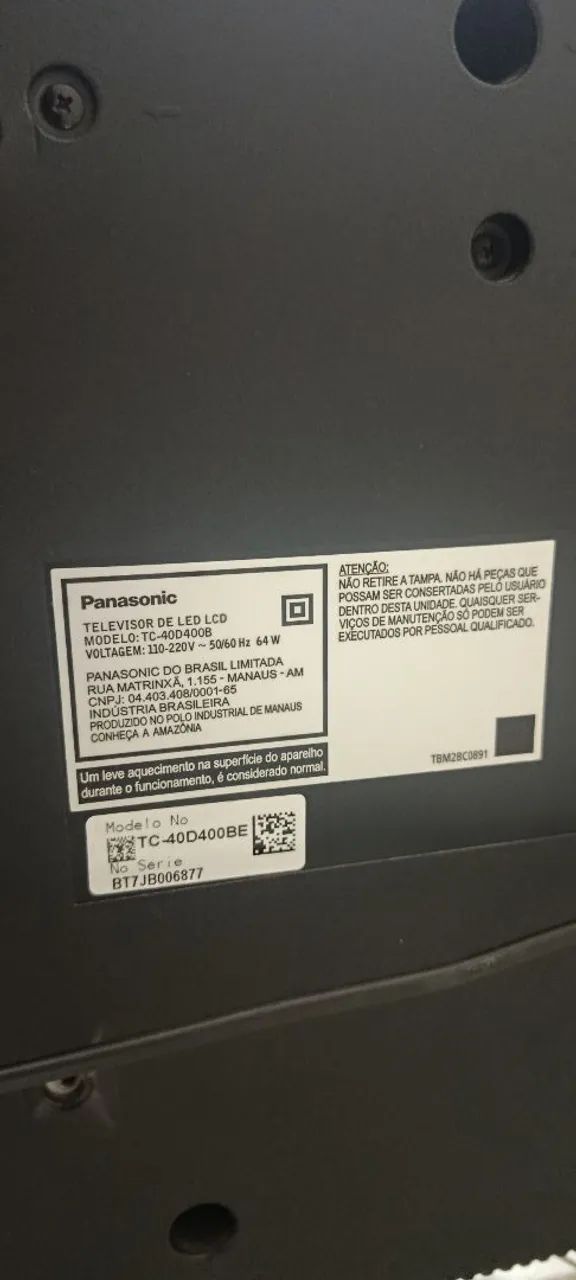 TV LED LCD Panasonic 40 polegadas  - Foto 4