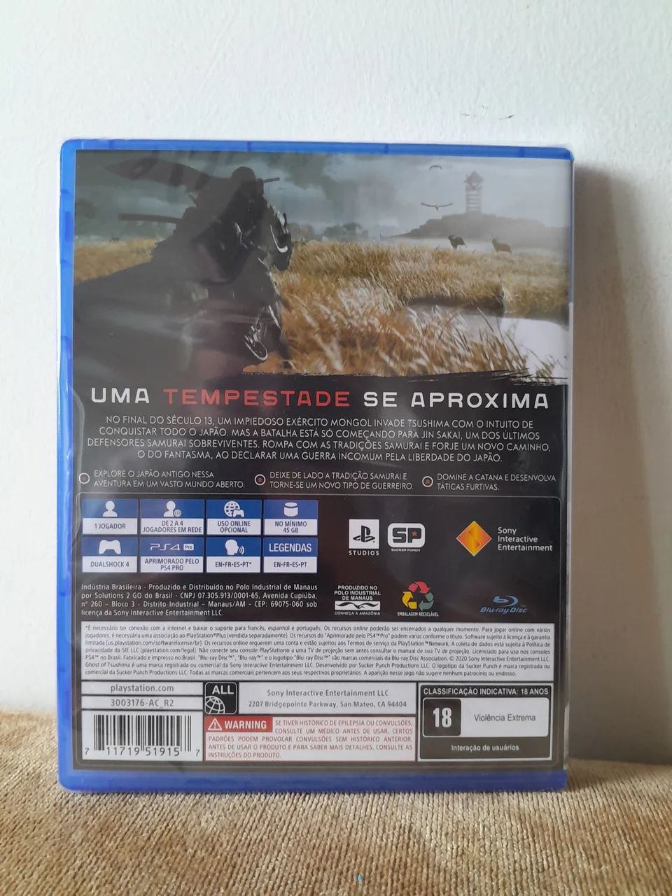 Ghost of Tsushima (LACRADO) PS4 - Foto 2