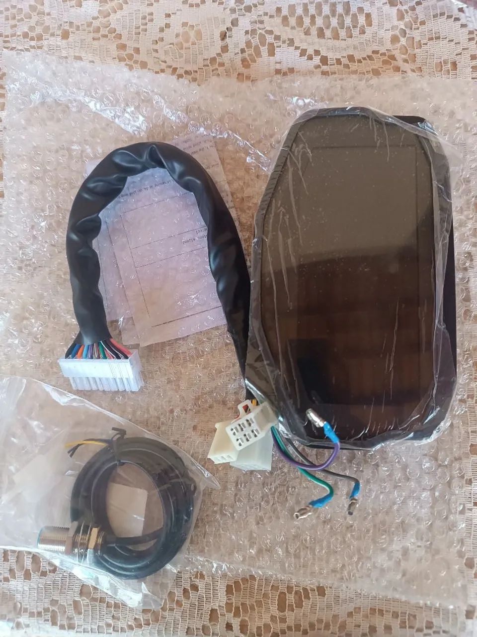 Painel velocimetro digital universal para moto  - Foto 4