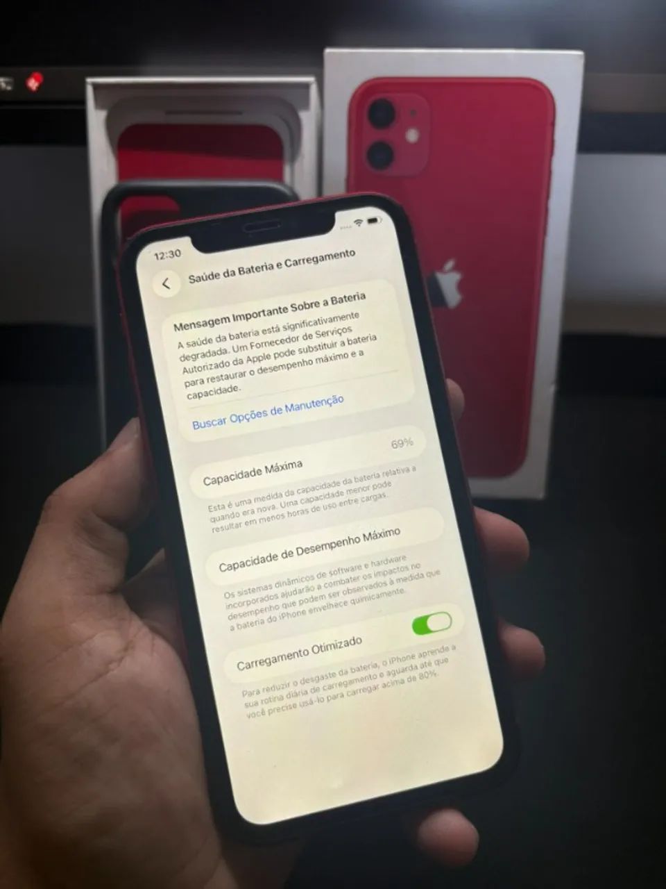 ? iPhone 11 64GB Vermelho - Foto 2