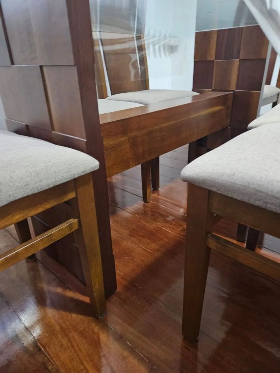 Excelente mesa 6 cadeiras. Estado de nova - Foto 4