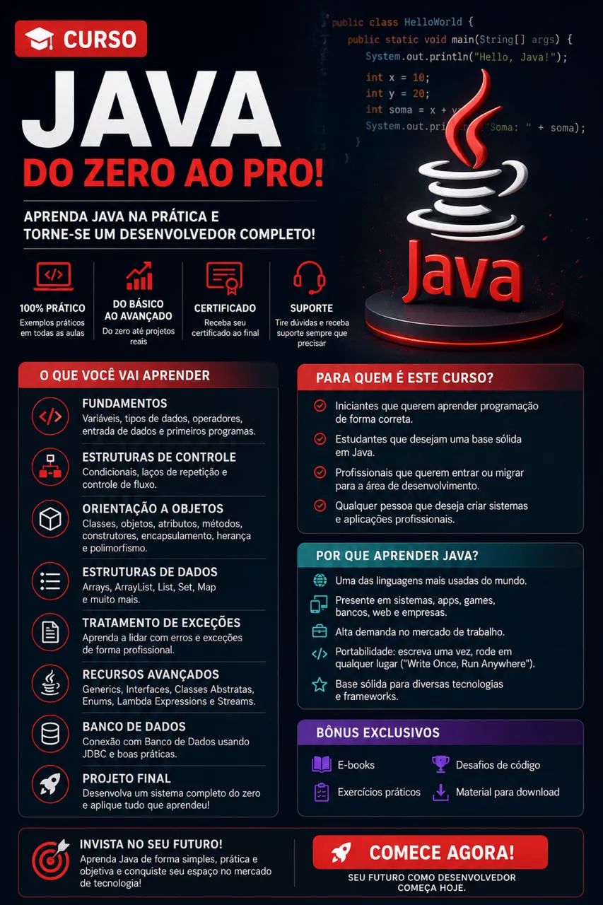 Faço tudo oque envolva programação e design 