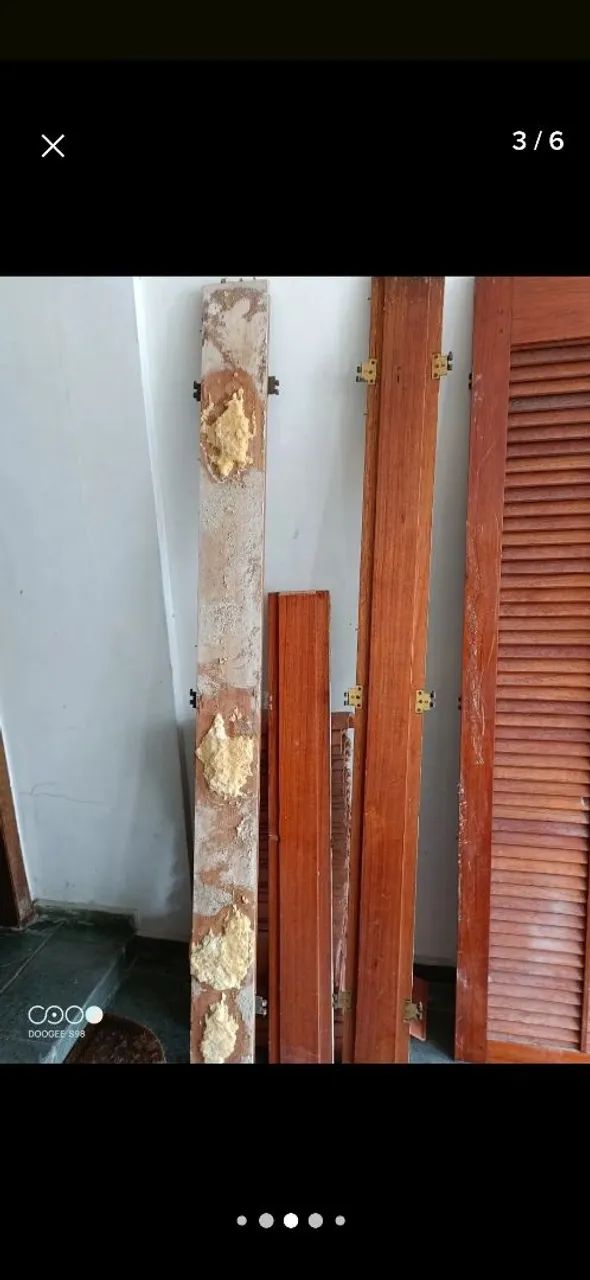 Portas balcão ipê 4 folhas 140 cm de largura e 210 de altura. - Foto 6