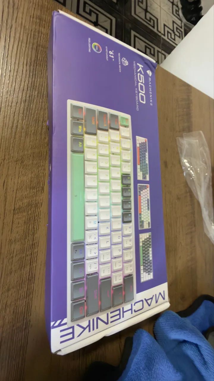 Teclado mecânico Machenike 61% K 500 - Foto 4