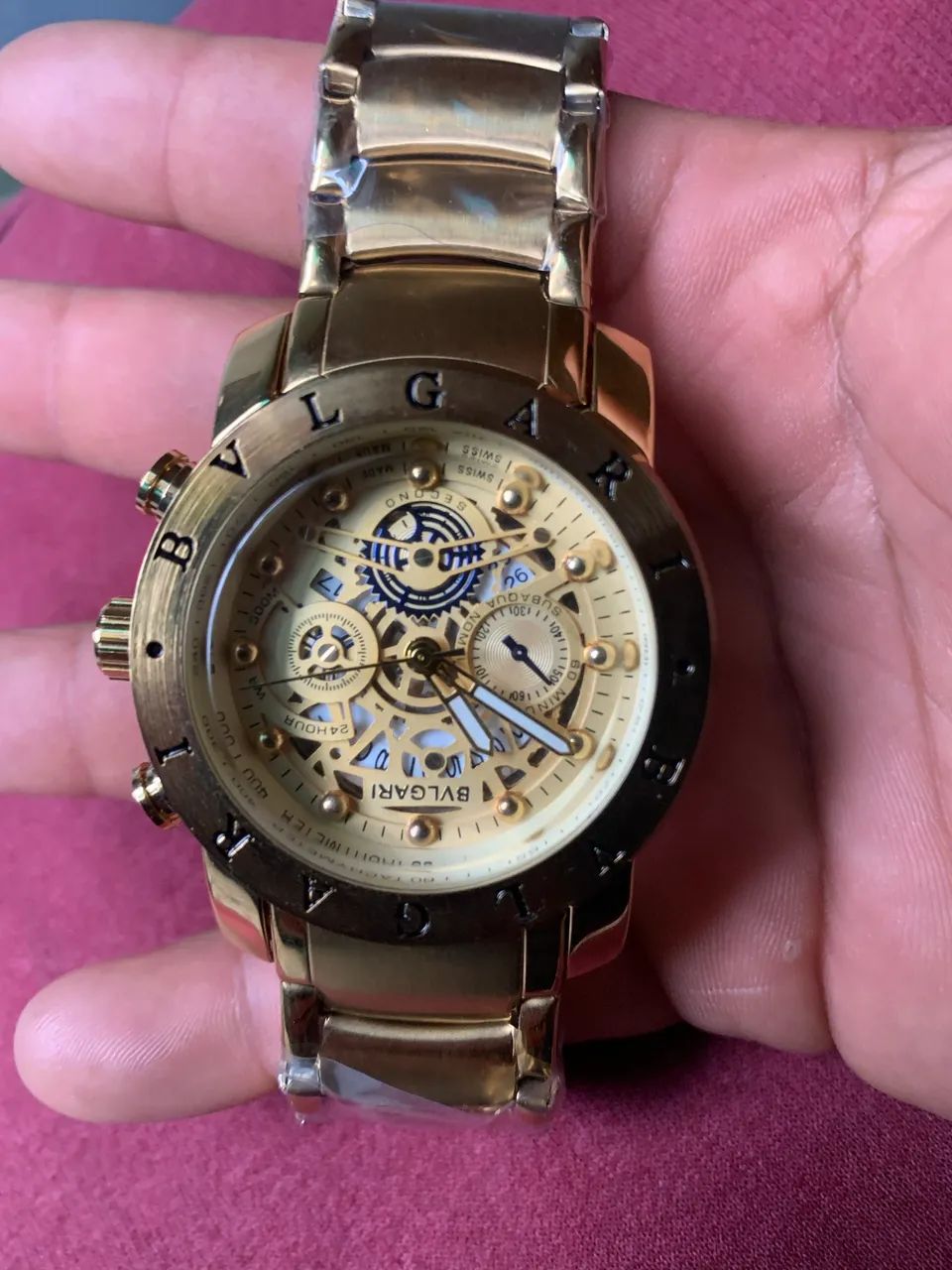Relógio blvgari dourado  - Foto 2